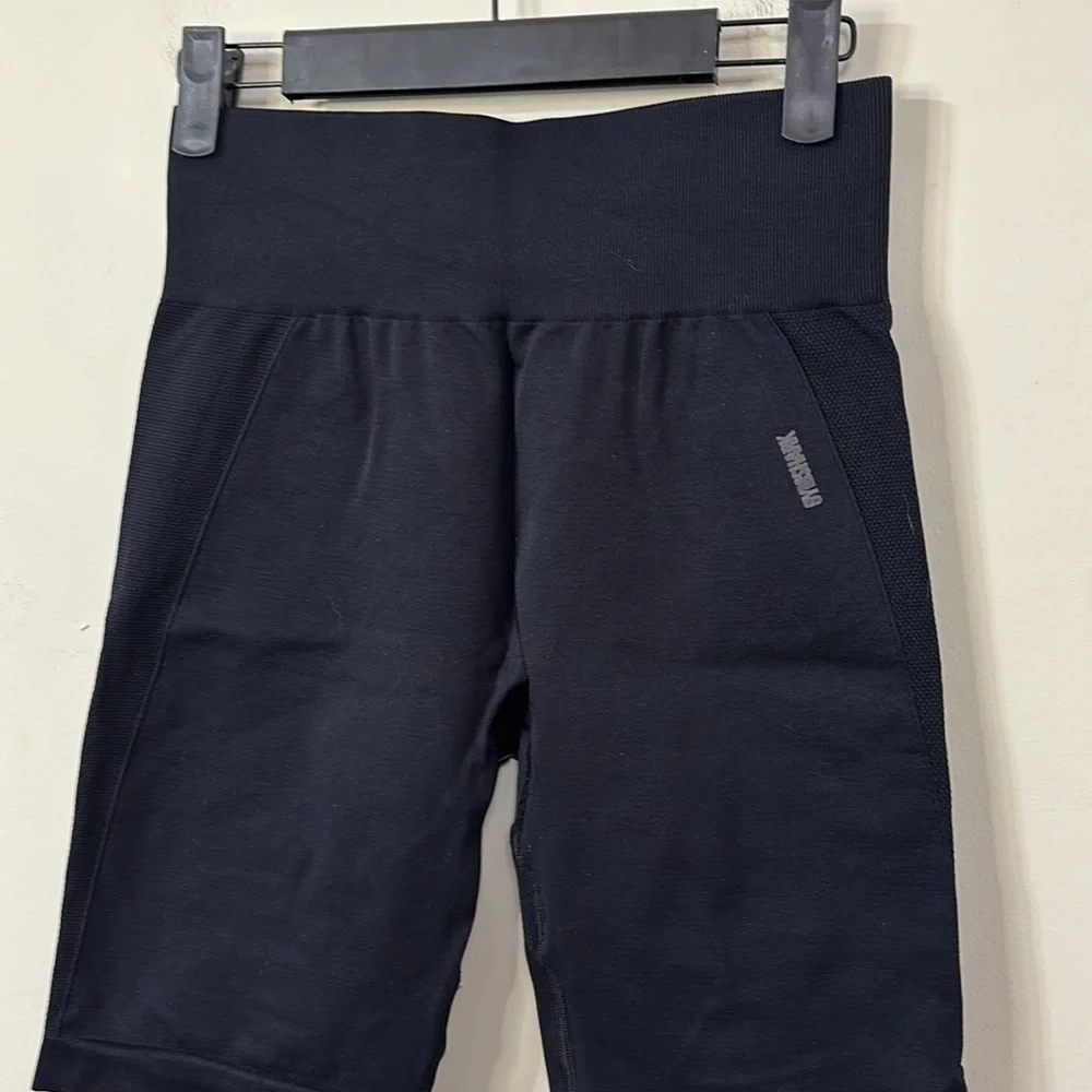 Gymshark Flex Cycling Bike Shorts Black Size Medium - Picture 3 of 5